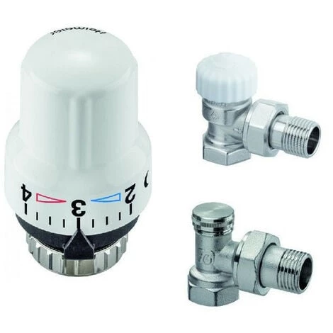 DANFOSS Heimeier Set De Tête Thermostatique Avec Robinet