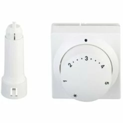 Danfoss Tête De Radiateur Thermostatique Détecteur à Distance Capillair 2 M RA 5060 - Blanc