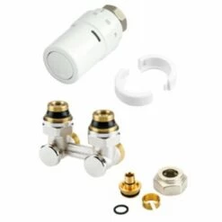 Danfoss RAX K Kit De Raccordement Dessous à Angle Droit Pour Radiateur Avec Insert M30