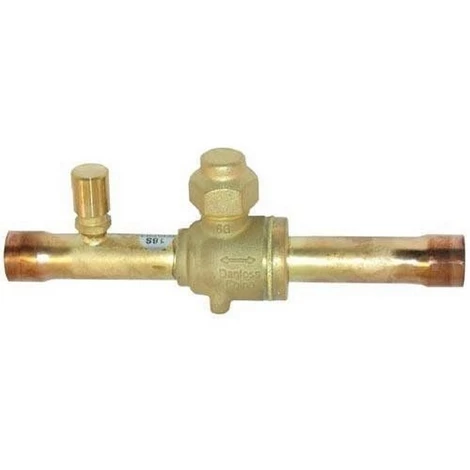 Danfoss 009G7053 - Vanne à Boisseau Sphérique - GBC 16s - Schrader - 5/8" - 16mm ODF