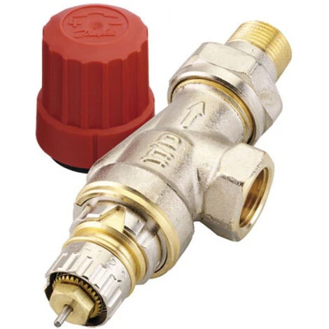 DANFOSS Robinet Thermostatique Corps équerre Inversé Réglable RA-N 15 - M 3/4 EK
