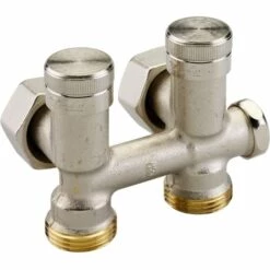 Répartiteur RLV-K équerre Pour Radiateur Mâle 3/4" - Mural - Danfoss 003L0283