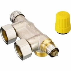Corps Radiateur Sèche-serviettes VHS-UN - équerre Bitube F3/4" Raccordement M3/4" - Danfoss 013G4743